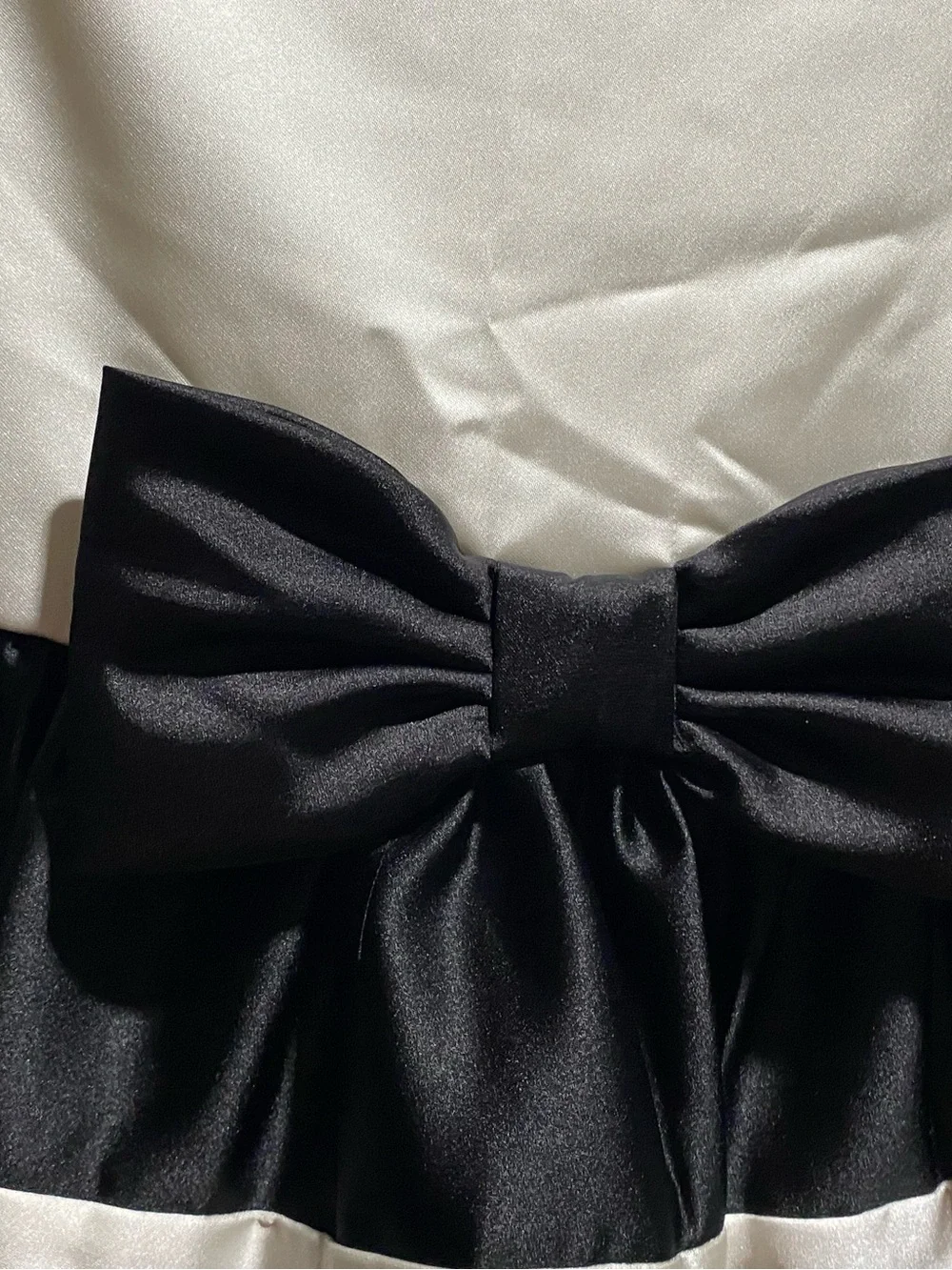 Gymboree Black and White Striped Bow Party Dress